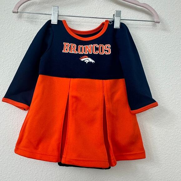 NFL Team Apparel Denver Broncos Dress - Size 12M - Picture 1 of 8